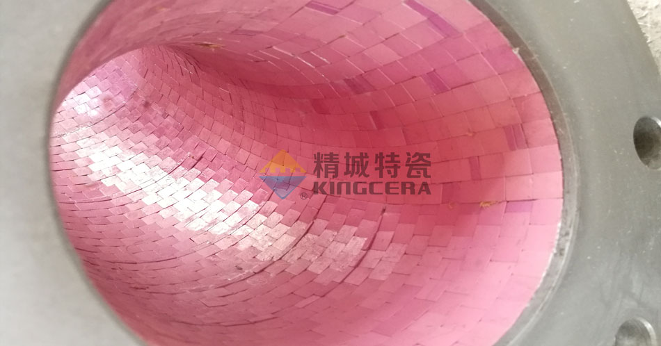 耐磨陶瓷彎頭貼陶瓷注意事項